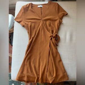 Madewell Texture & Thread Wrap Dress